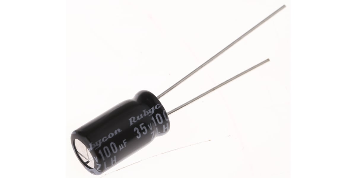 Product image for CAPACITOR AL 105DEG 100UF 35V 6.3X11