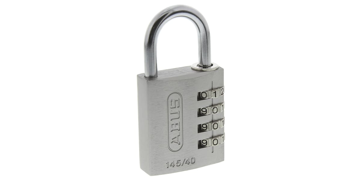 Product image for SILVER 40MM COMBINATION SAFETY PADLOCK