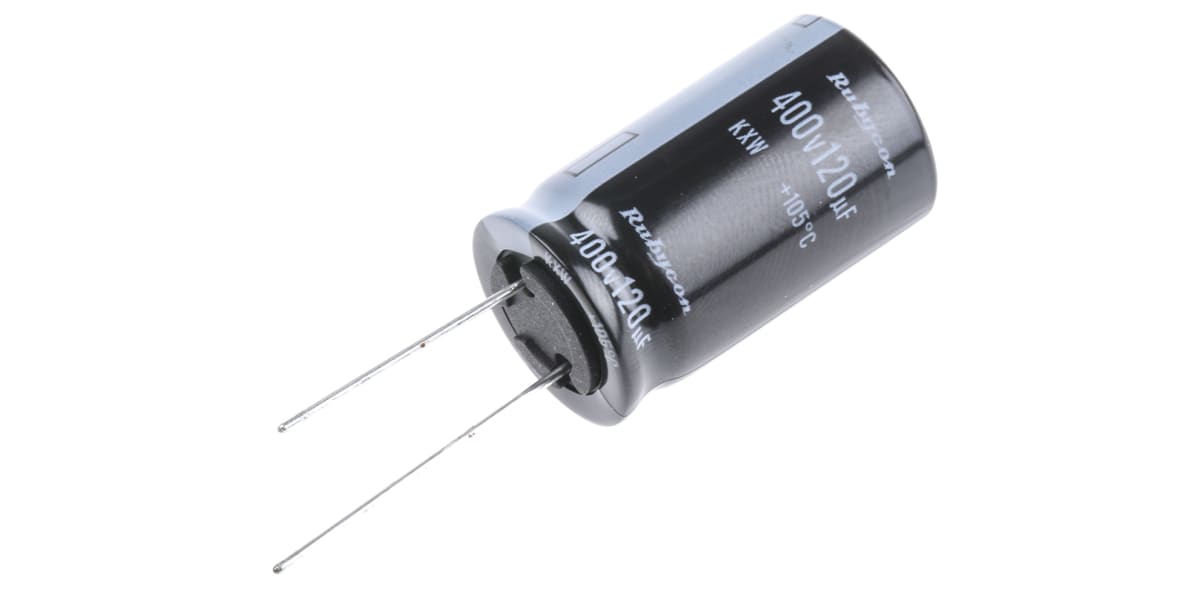 Product image for CAPACITOR AL 105DEG 120UF 400V 18X30