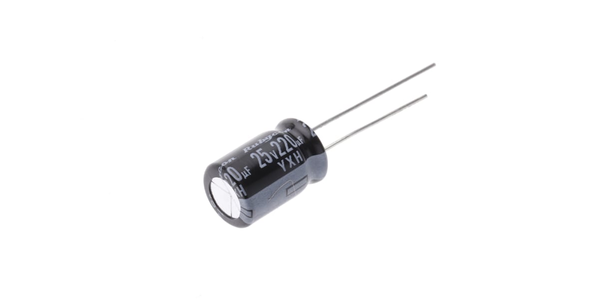 Product image for CAPACITOR AL 105DEG 220UF 25V 8X11.5