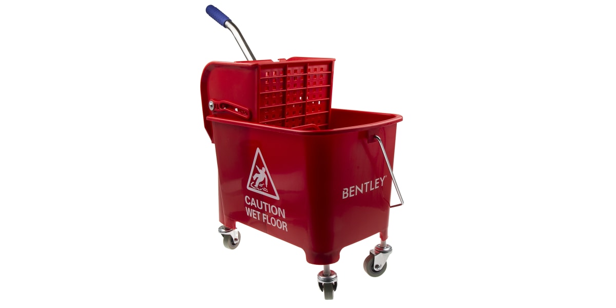 Product image for 20 Litre Red Bucket Mopping Trolley