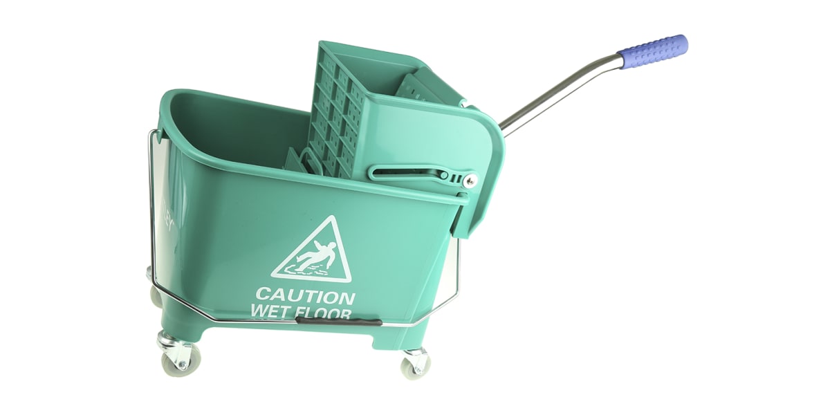 Product image for 20 Litre Green Bucket Mopping Trolley