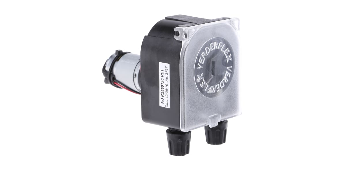 Product image for PANEL MOUNT PERISTALTIC DC PUMP 120 RPM