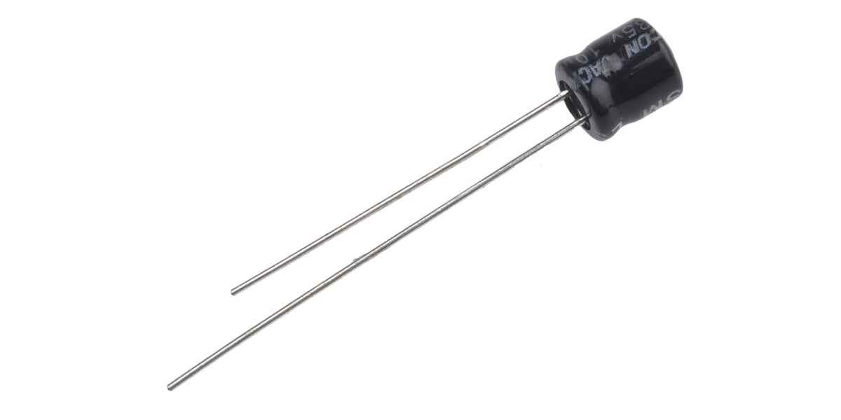 Product image for Radial alum cap, 10uF, 35V