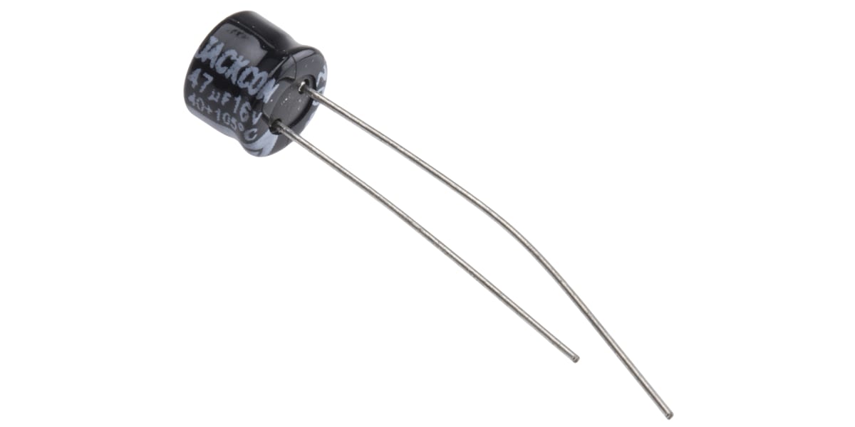 Product image for RADIAL ALUM CAP, 47UF, 16V