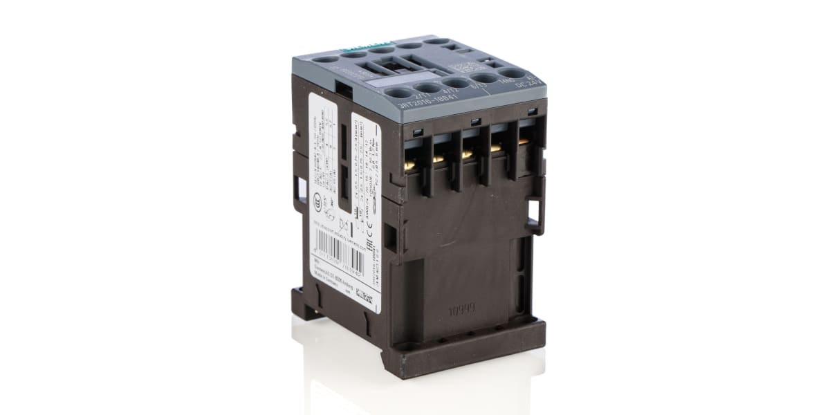 Product image for S00 Contactor 4kW 24Vdc NO aux screw