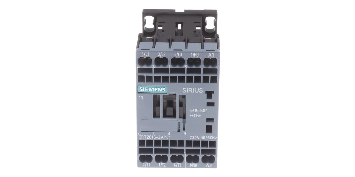 Product image for S00 Contactor 4kW 230Vac NO aux spring