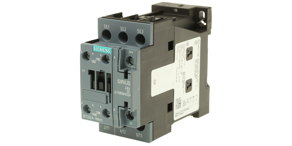 Product image for S0 Contactor 5.5kW 24Vdc NC aux screw