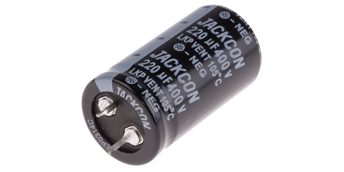 Product image for Snap in AL cap 220uF 400V