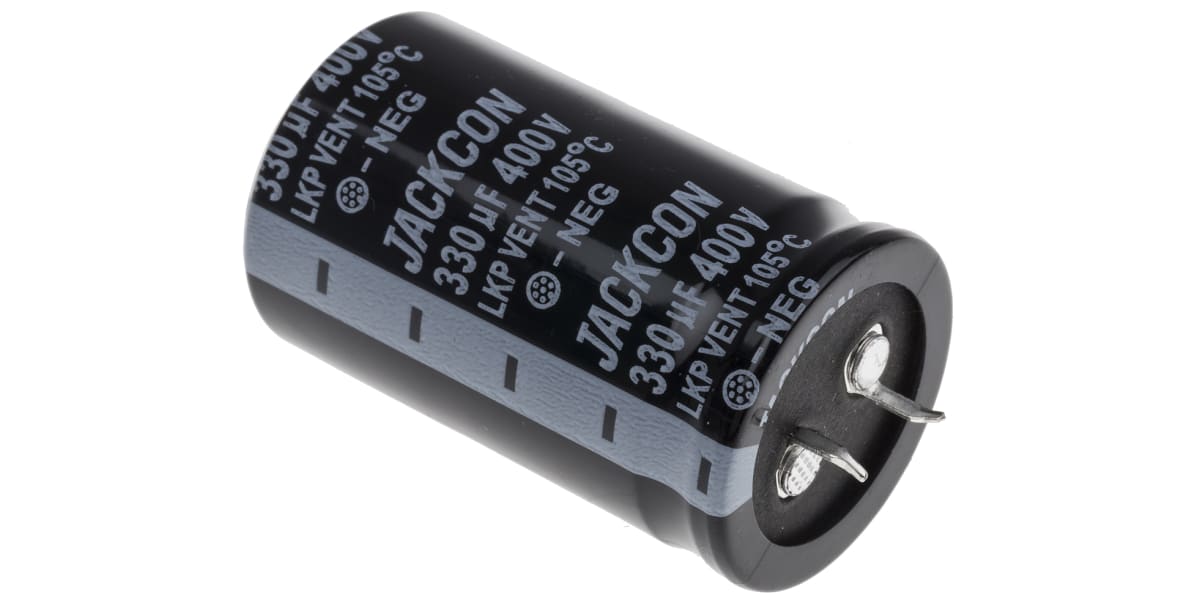 Product image for Snap in AL cap 330uF 400V