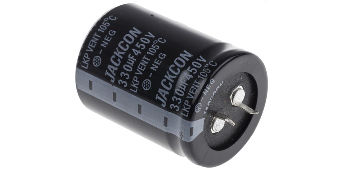 Product image for Snap in AL cap 330uF 450V