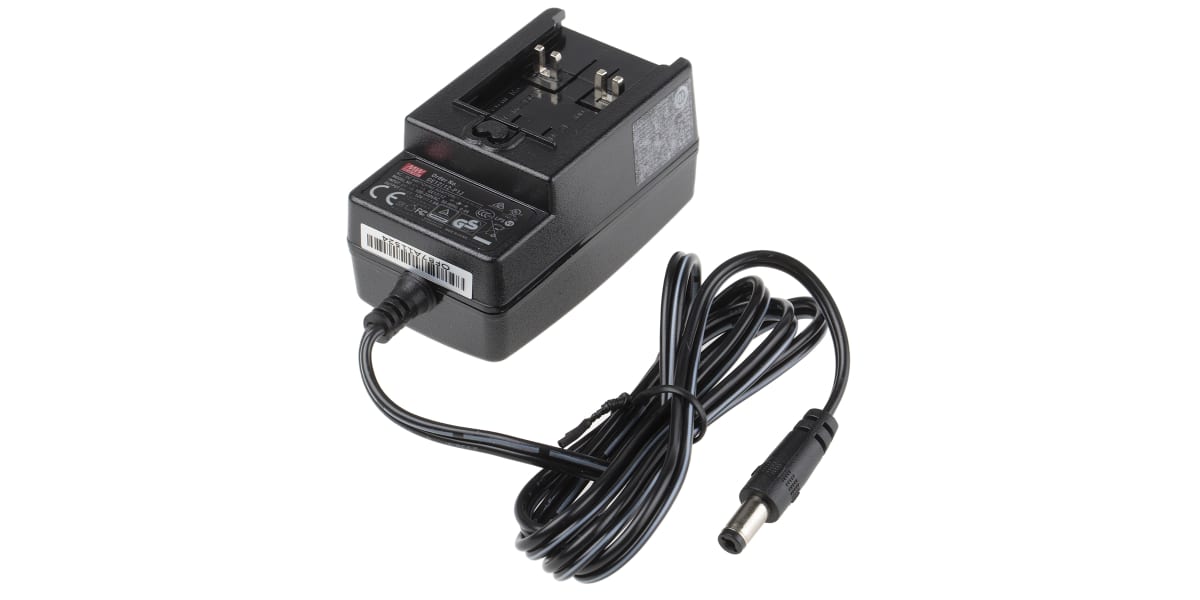 Product image for Power Supply,Plug Top,12V,1A,12W