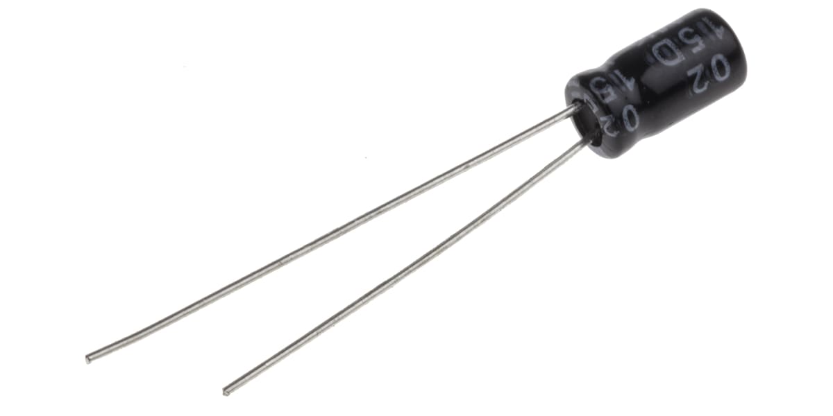 Product image for Radial AL cap, 22uF, 16V