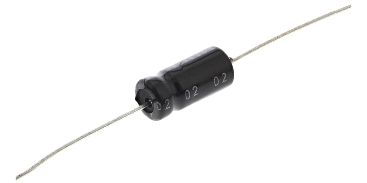 Product image for Axial AL cap, 47uF, 25V