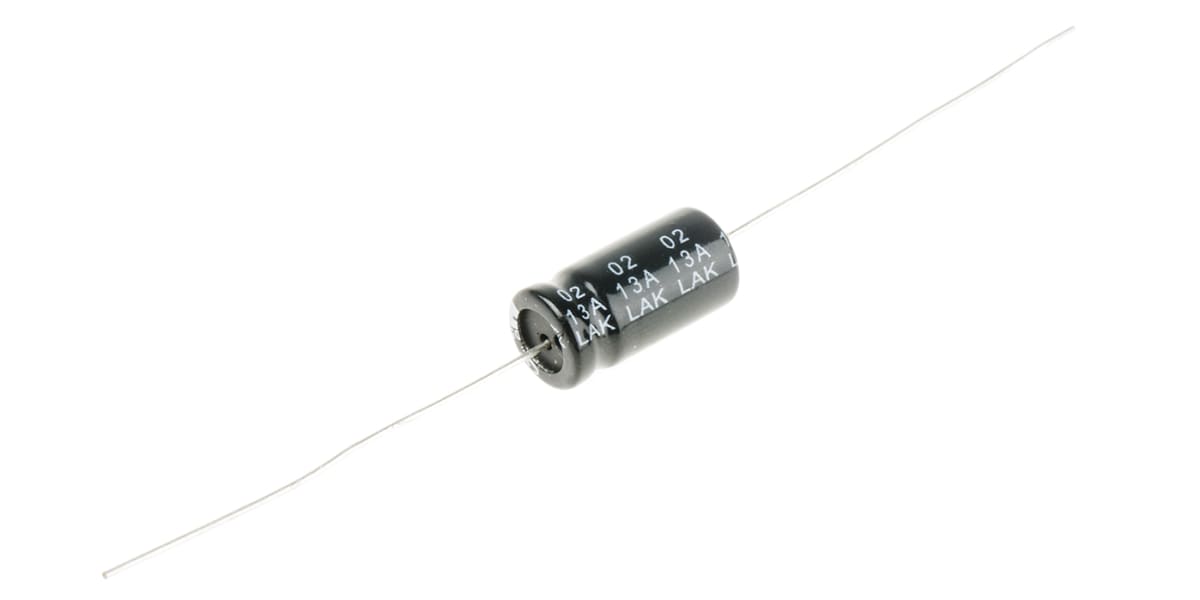 Product image for Axial AL cap, 470uF, 10V