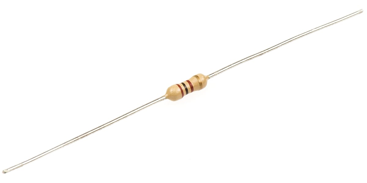 Product image for Carbon Resistor, 0.25W ,5%, 100R