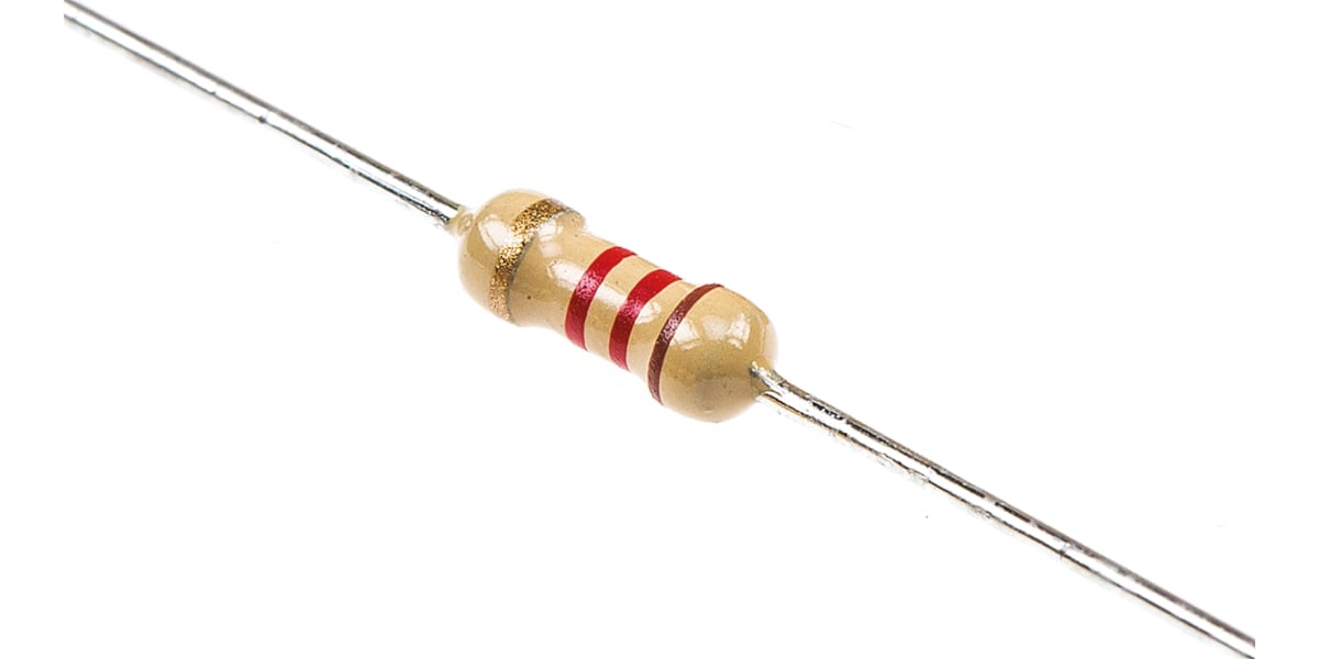 Product image for Carbon Resistor, 0.25W ,5%, 1k2