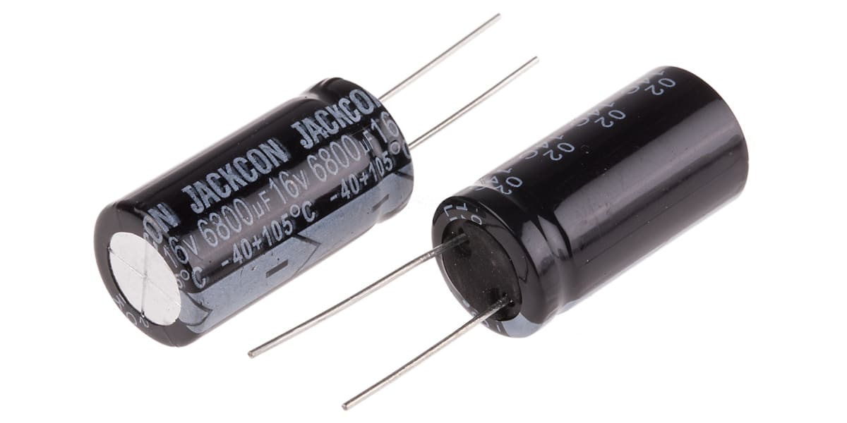 Product image for Radial alum cap, 6,800uF, 16V, 16x31