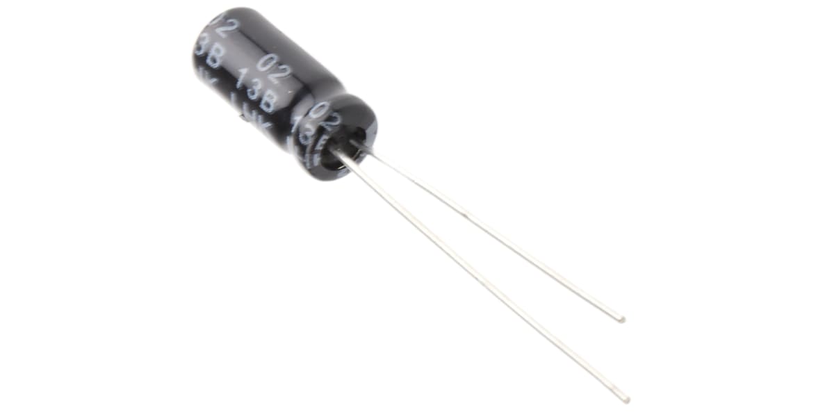 Product image for Radial alum cap, 10uF, 35V, 5x11