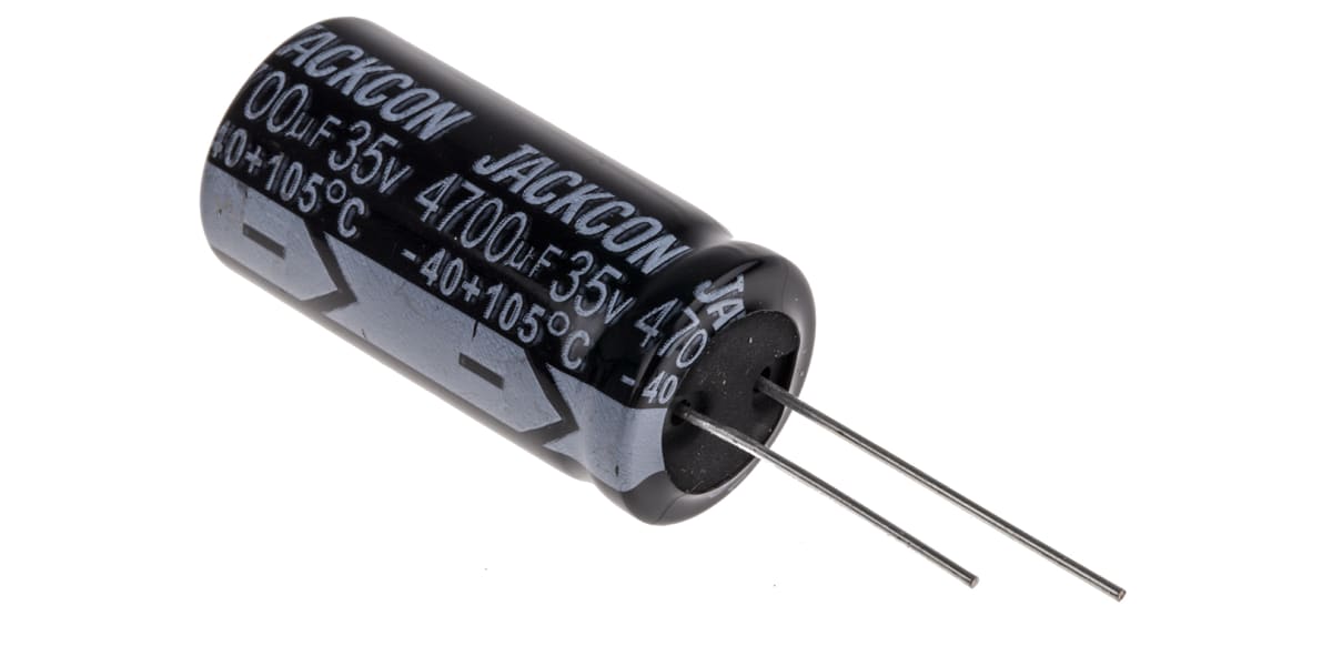 Product image for Radial alum cap, 4,700uF, 35V, 18x36