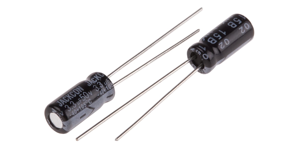 Product image for Radial alum cap, 3.3uF, 50V, 5x11