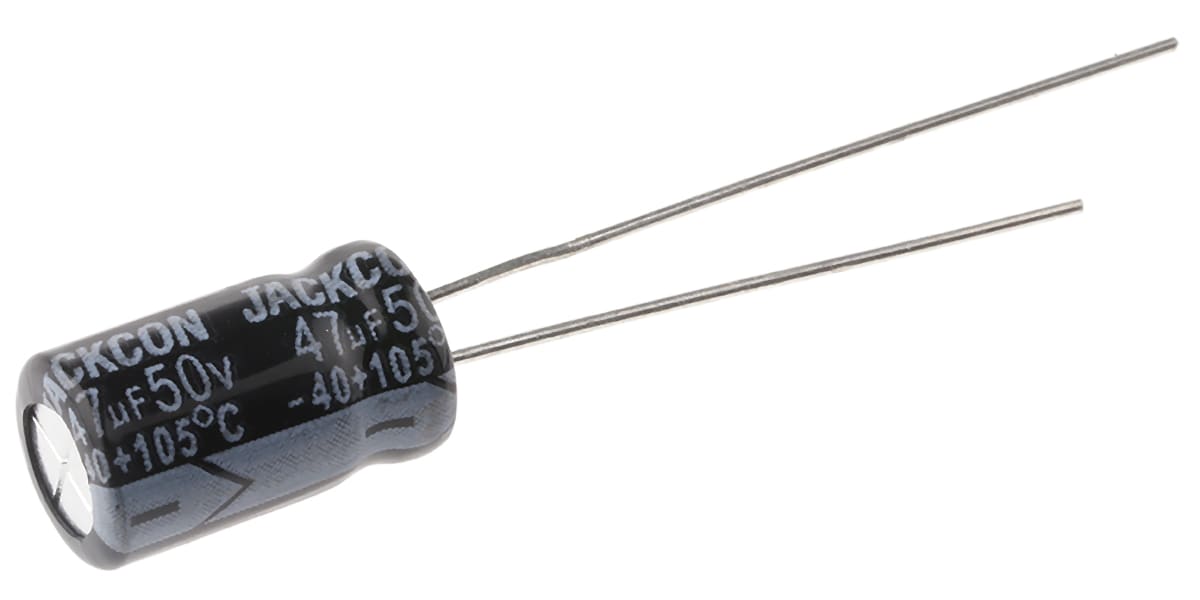 Product image for RADIAL ALUM CAP, 47UF, 50V, 6.3X11