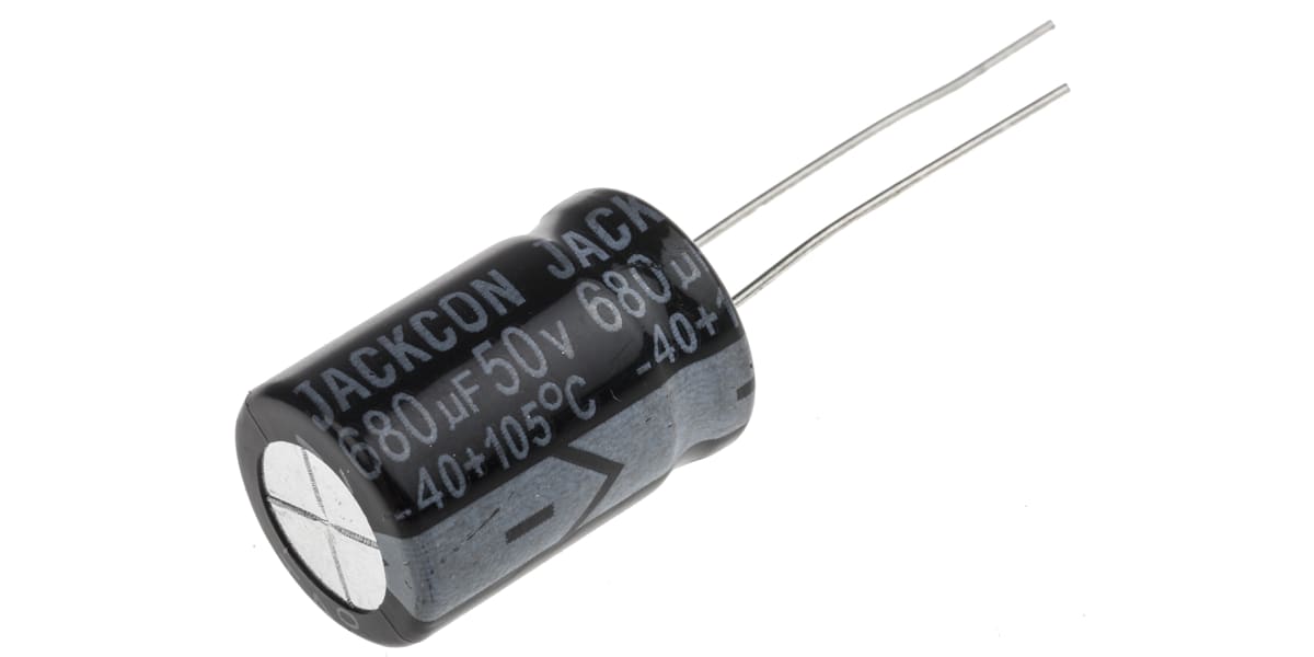 Product image for Radial alum cap, 680uF, 50V, 13x21