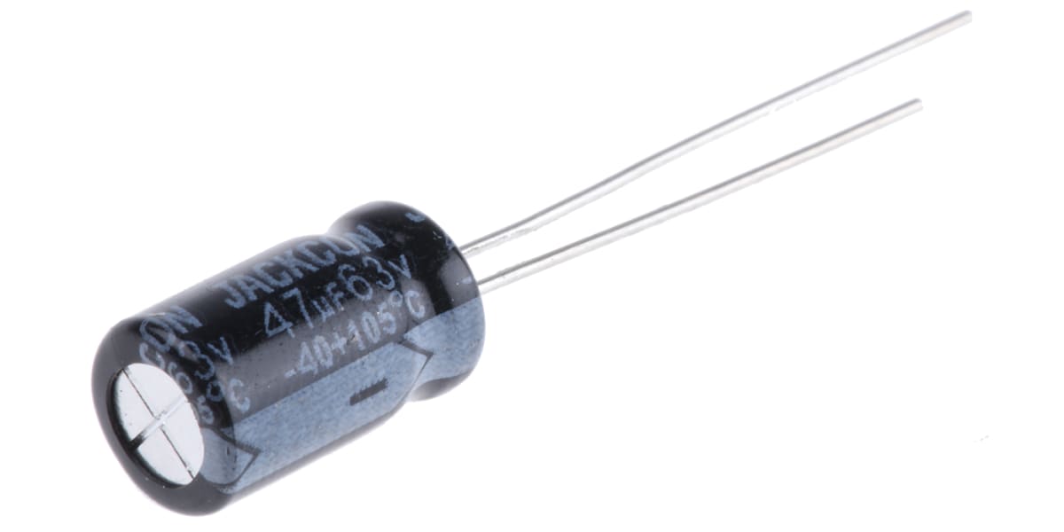 Product image for Radial alum cap, 47uF, 63V, 8x11