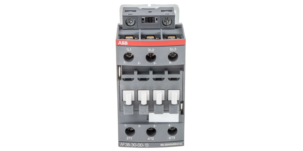 Product image for 3 Pole Contactor 18.5kW 100-250V AC/DC