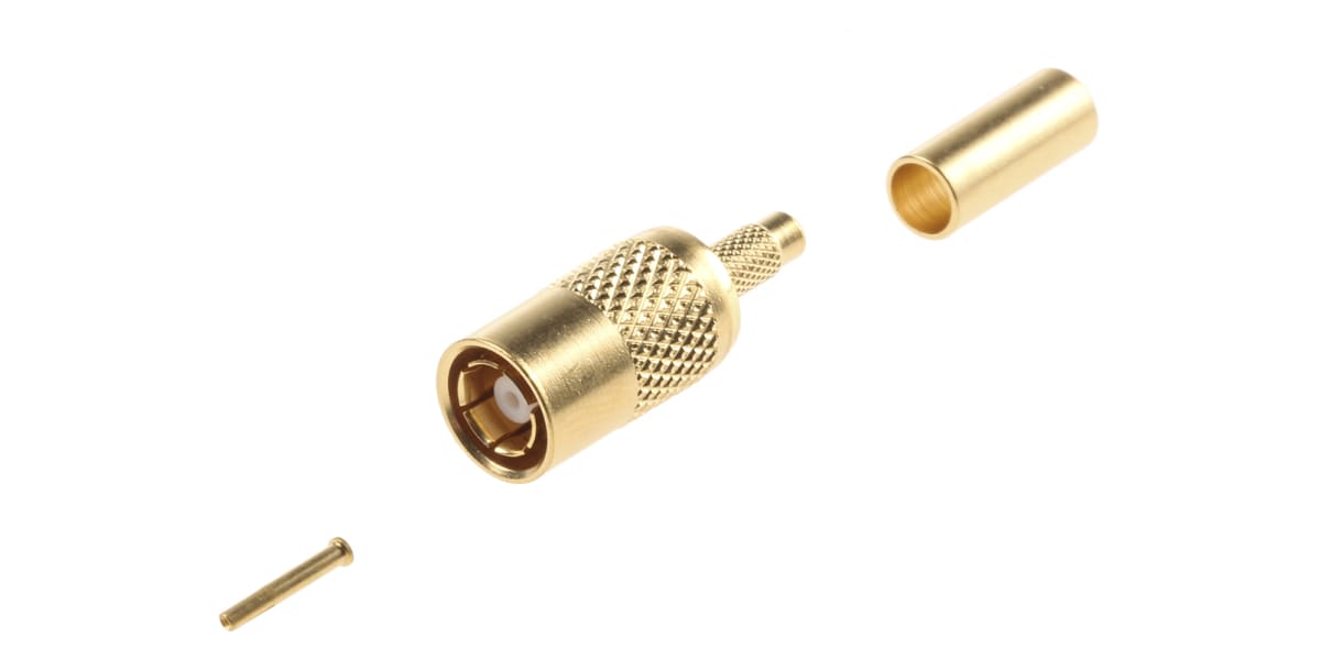 Product image for SMB STRAIGHT CABLE PLUG CRIMP 50OHM