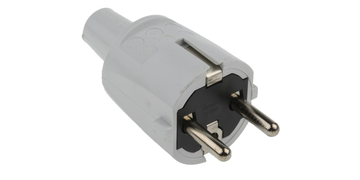 Product image for ABL Sursum Europe Mains Connector Type F- Schuko, 16A, Cable Mount, 250 V