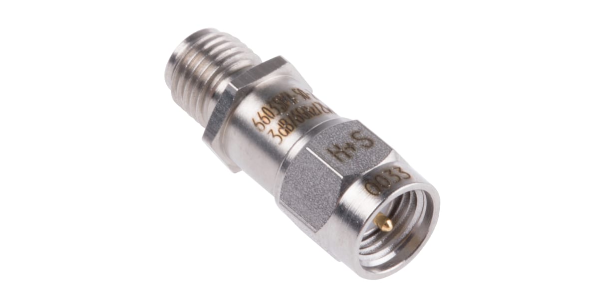 Product image for ATTENUATOR LOW POWER SMA 3DB, 6GHZ