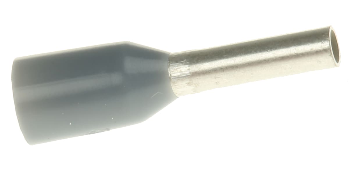 Product image for FERRULE 18AWG GREY 0.75MM2