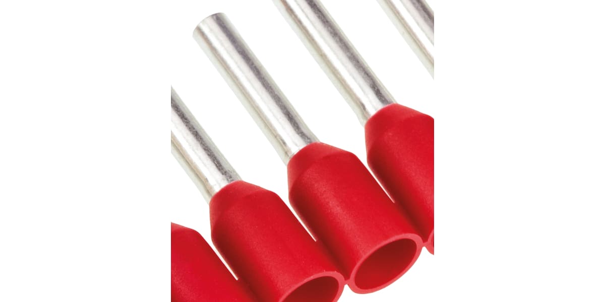 Product image for FERRULE 17AWG RED 1.00MM2