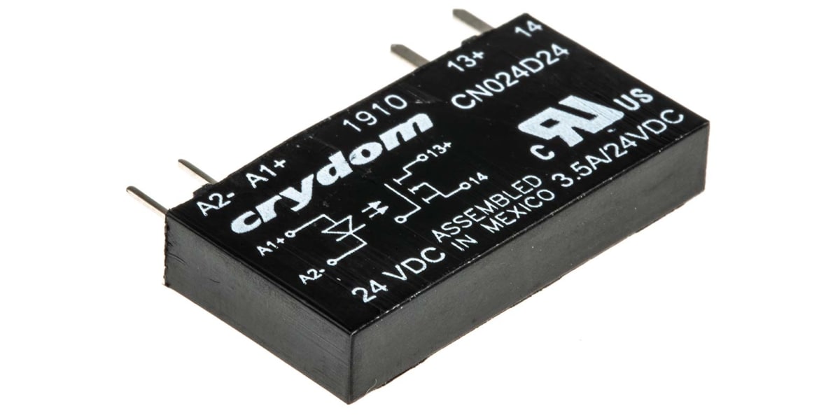 Product image for SOLID STATE RELAY, 3.5A, 24VDC OUT