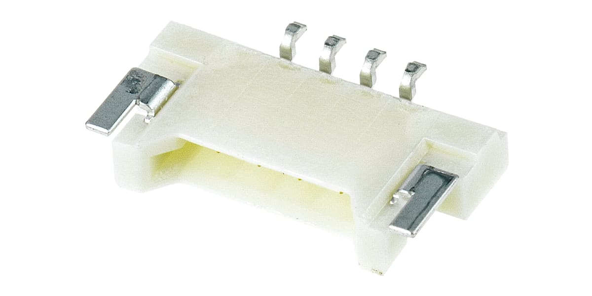 Product image for 4w R/A SMT header,1.25mm