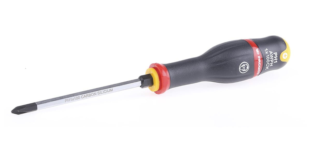 Facom Phillips Standard Screwdriver PH1 Tip - RS Components Vietnam