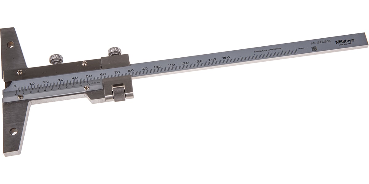 Product image for VERNIER DEPTHGAUGE W/FINE ADJSCALE,150MM