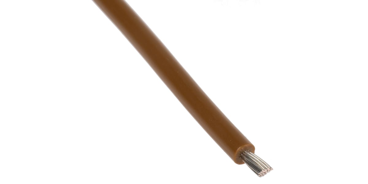 Product image for 1.5mm Panel Wire UL-CSA-HAR 1015 Brown