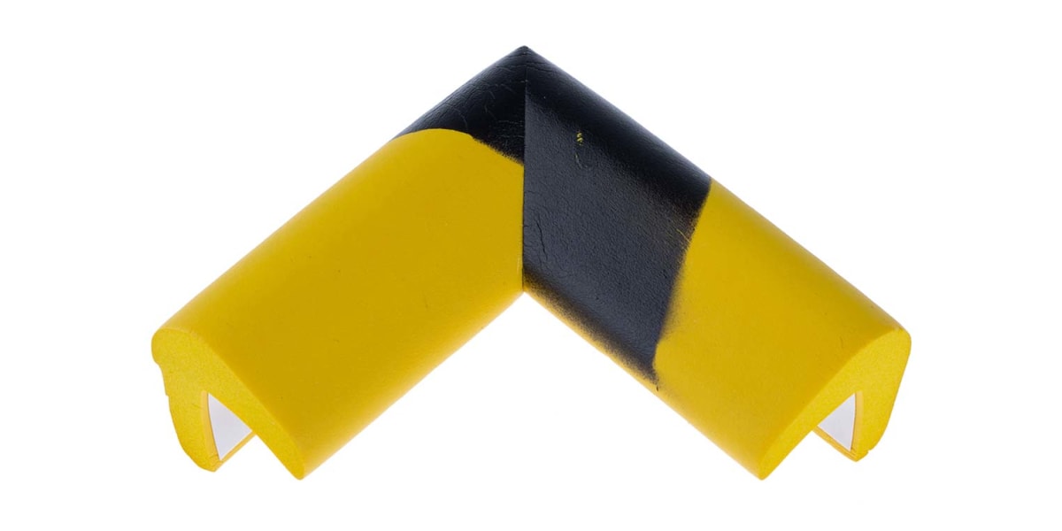 Product image for Corner protection yellow/black 30x30mm