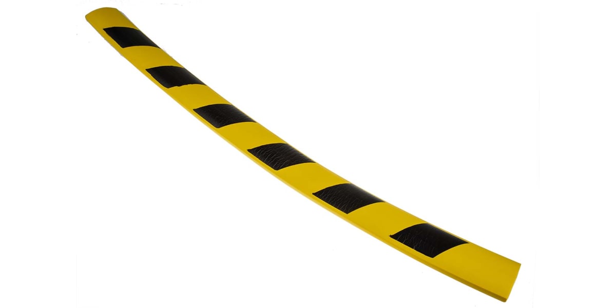 Product image for Plate protection yelow/black 60x10mm