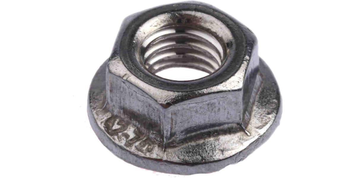 Product image for Stainless steel serrated flange nut,M5