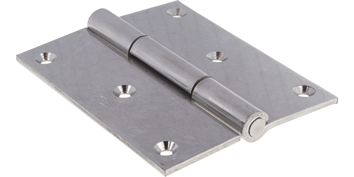 Product image for S/steel standard hinge, 100 x 80mm