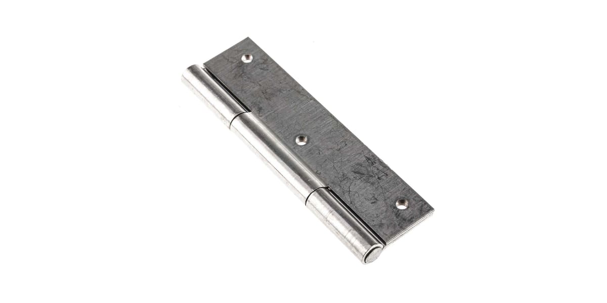 Product image for RS PRO Stainless Steel Butt Hinge Screw, 120mm x 60mm x 2mm