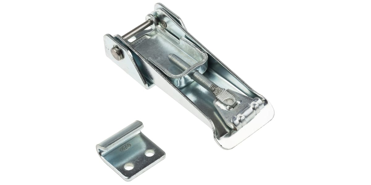 Product image for Large zinc plated steel adjustable latch