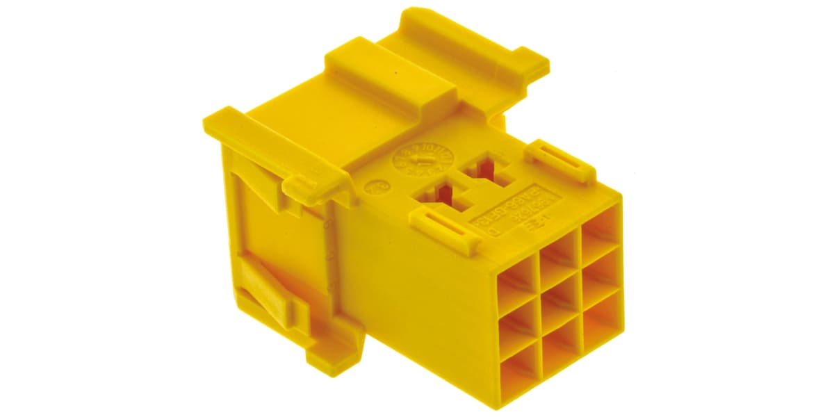 Product image for MCP 2.8 9 way tab housing, key A, yellow