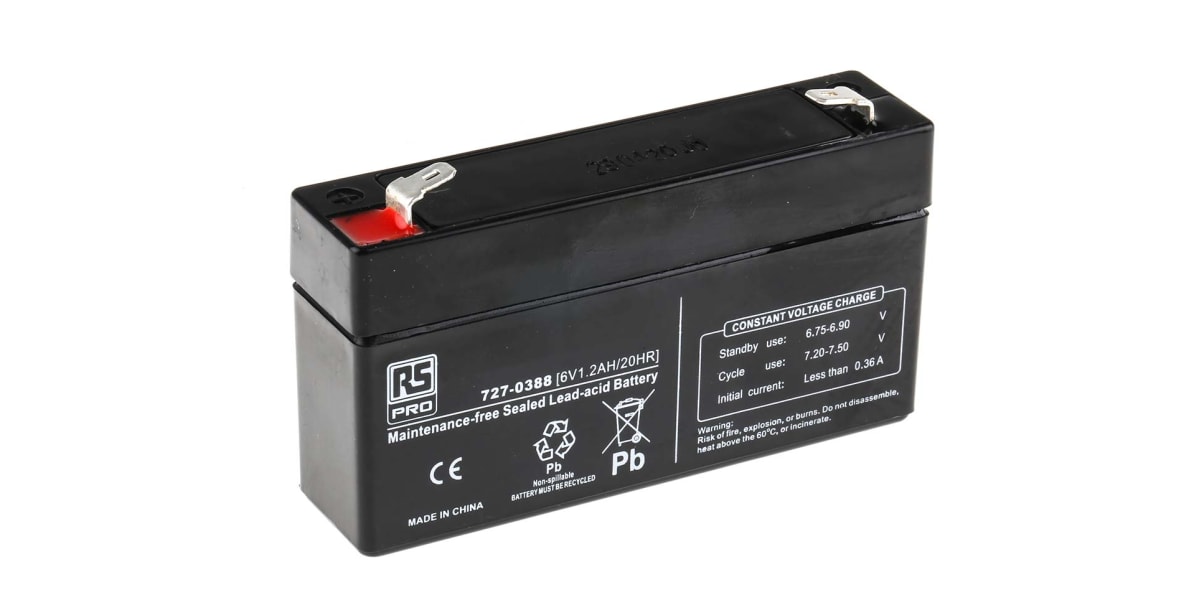 Product image for Normal AGM 6V 1.2Ah battery