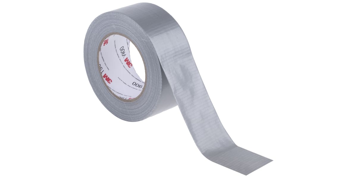 3M VALUE DUCT 1900 Scotch 1900 Duct Tape, 50m x 50mm, Black