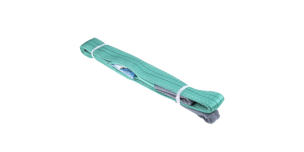 Product image for GREEN DUPLEX WEBBING SLING,2M 2TON