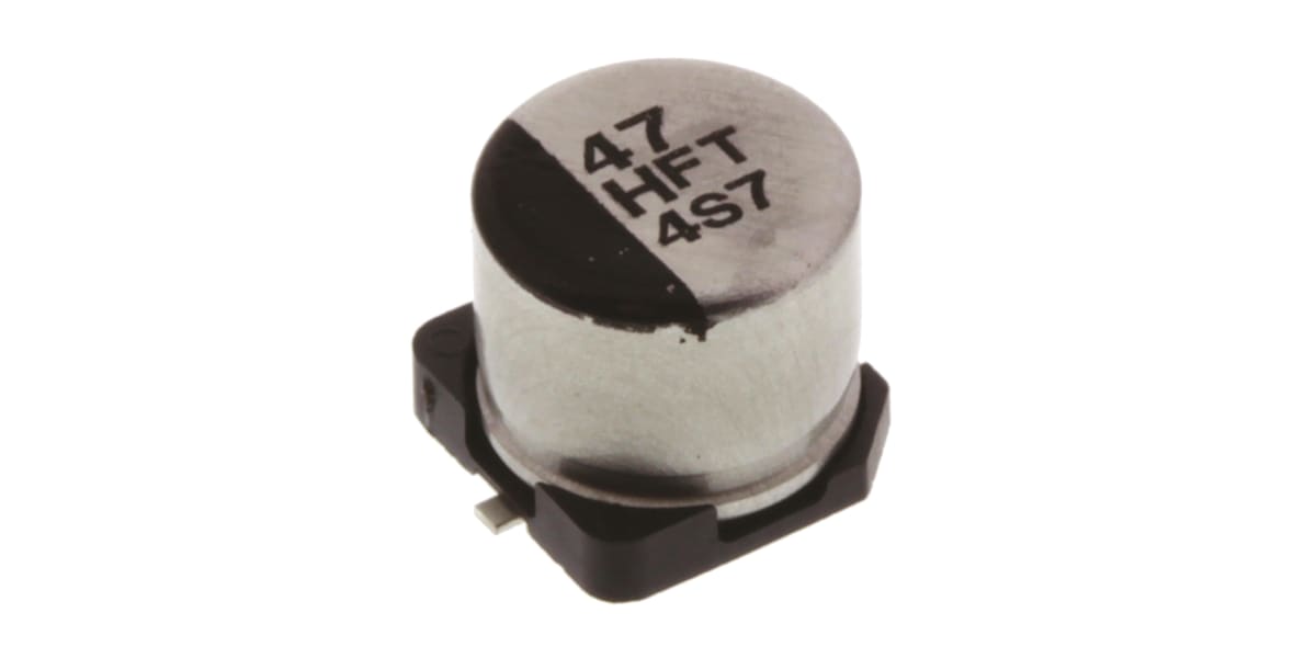 Product image for FT SMT AL ELEC CAPACITOR 47UF 50V